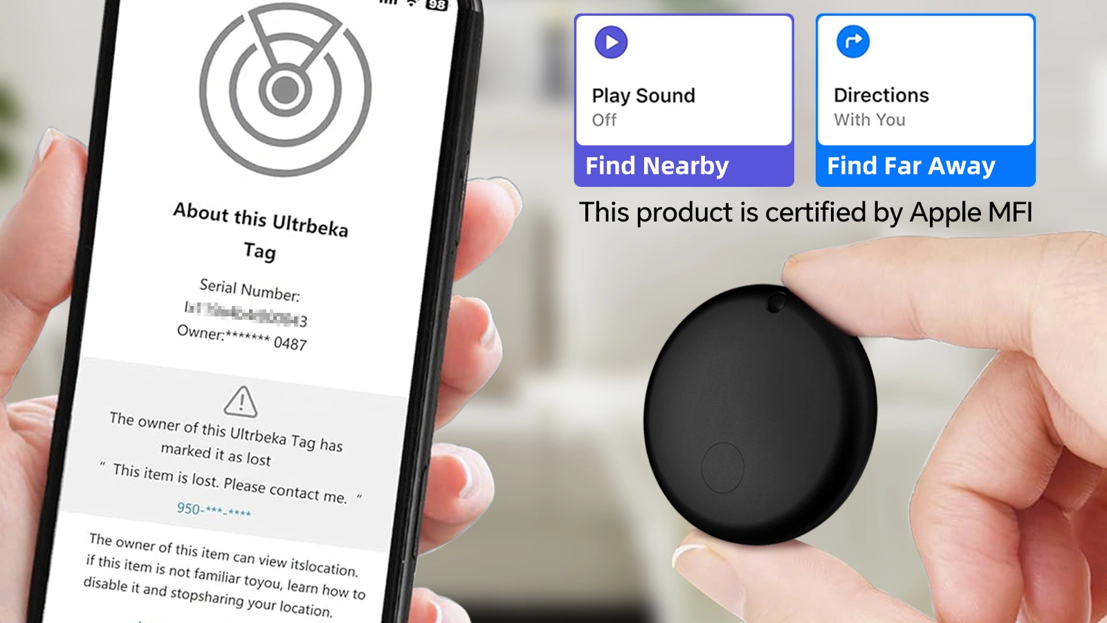 smart finder tag for ios Apple find my
