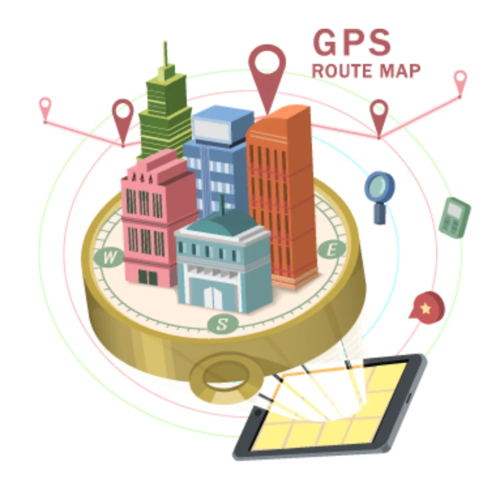 GPS Tracker calculates location data